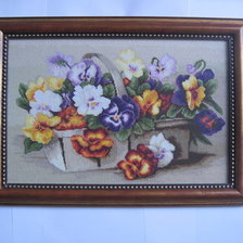 Работа «Анютины глазки от Лука-С»