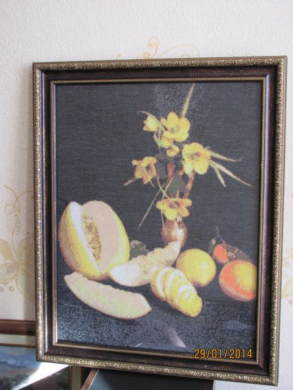 Работа «Тропический натюрморт»