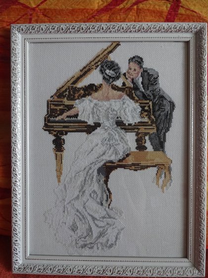 Работа «Пара за роялем»