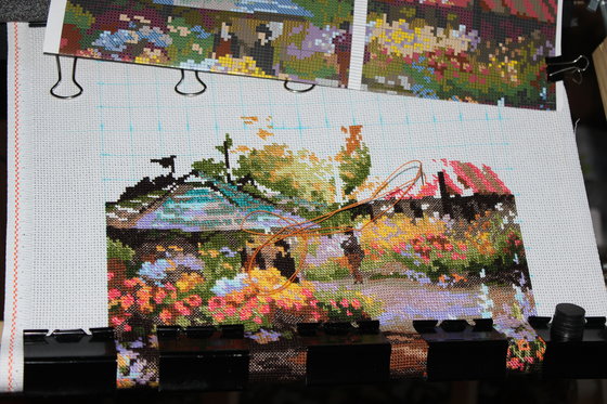 Работа «Цветочная улица в работе»