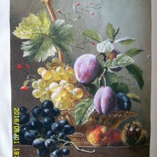 Работа «Сливы, фрукты и каштан.»