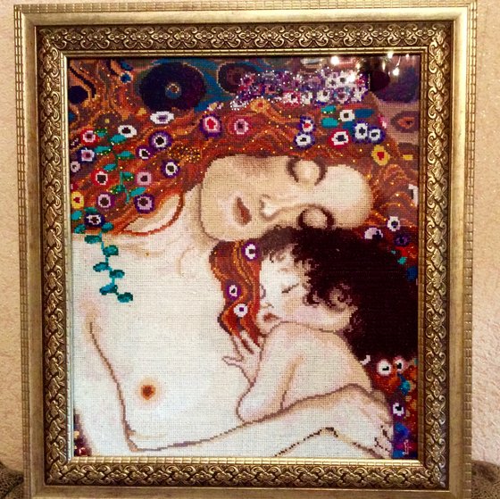 Работа «Мать и дитя. Климт.»