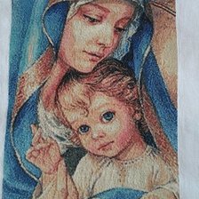 Работа «мадонна с младенцем»