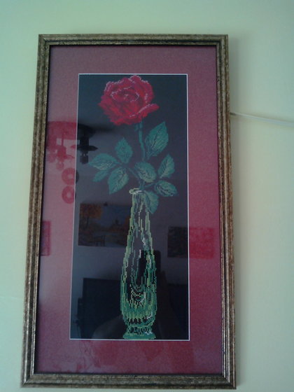 Работа «роза красная»