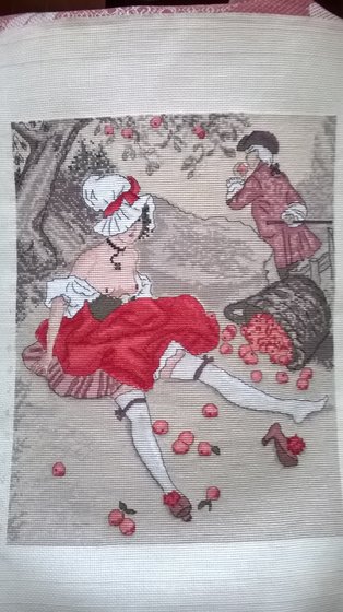 Работа «"Яблочко" по авторской схеме»