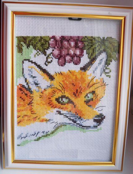 Работа «Лиса и виноград»