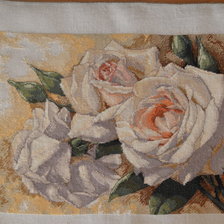 Работа «Белые розы»