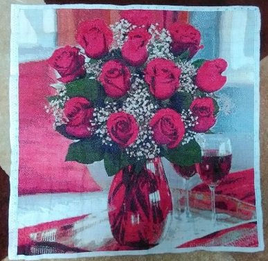 Работа «Букет роз»