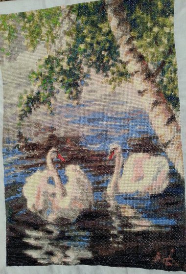 Работа «Лебеди»