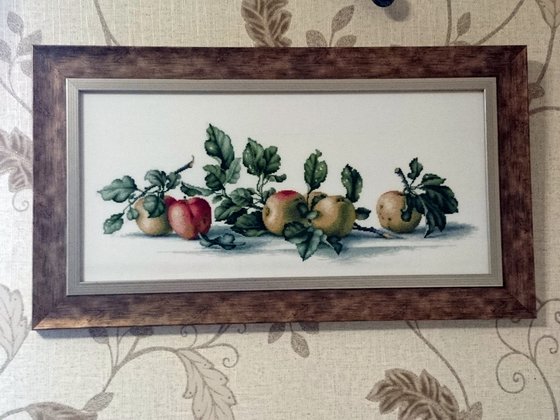 Работа «Спелые яблоки Luca-S»