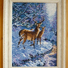 Работа «Вышивка ОЛЕНИ набор ИСКУСНИЦА»