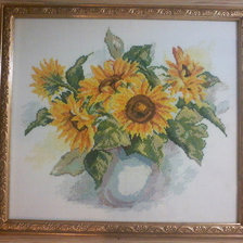 Работа «Подсолнухи»