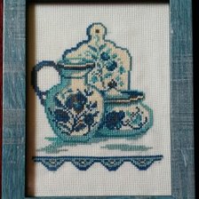 Работа «Моя гжелька.»