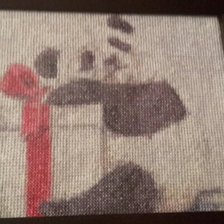 Работа «панда с подарком»