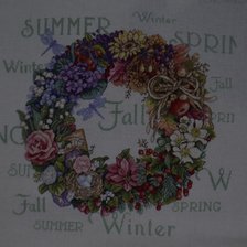 Работа «венок все сезоны»