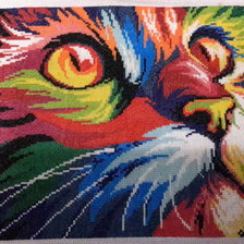 Работа «Радужный кот»