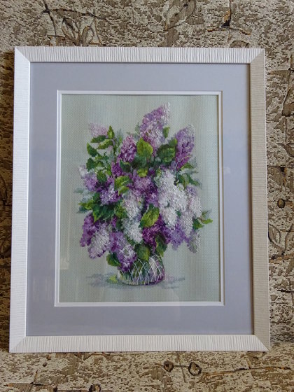 Работа «нежная сирень»