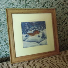 Работа «Зимний пейзаж»