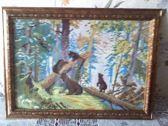 Работа «Утро в сосновом бору»