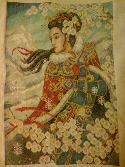 Работа «Зима»