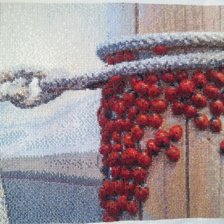 Работа «Божие коровки и канат»