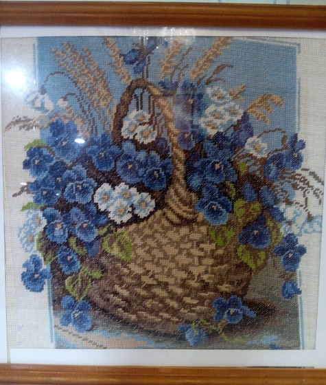 Работа «Анютины глазки - Третья)»