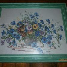 Работа «Анютины глазки»