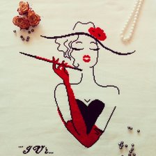 Работа «Дама с стигарой»