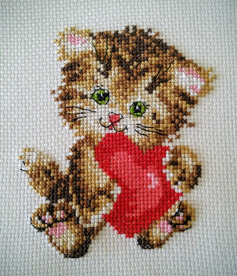 Работа «Котёночек»