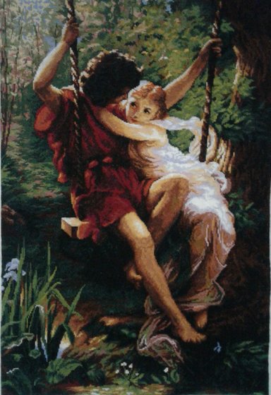 Работа «По мотивам П.Кота "На качелях".»