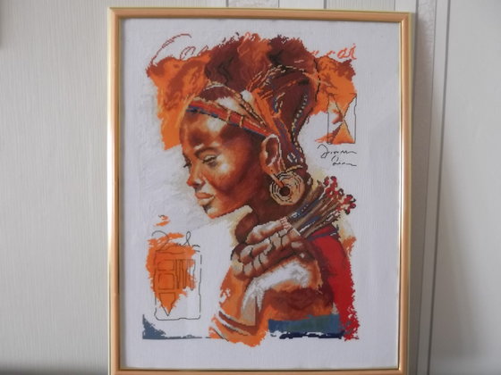 Работа «Африканка африканская женщина негритянка»