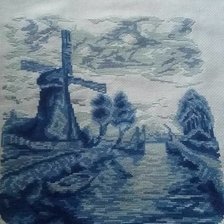 Работа «голубая мельница»