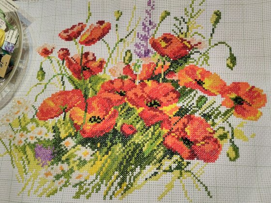 Работа «Маки»