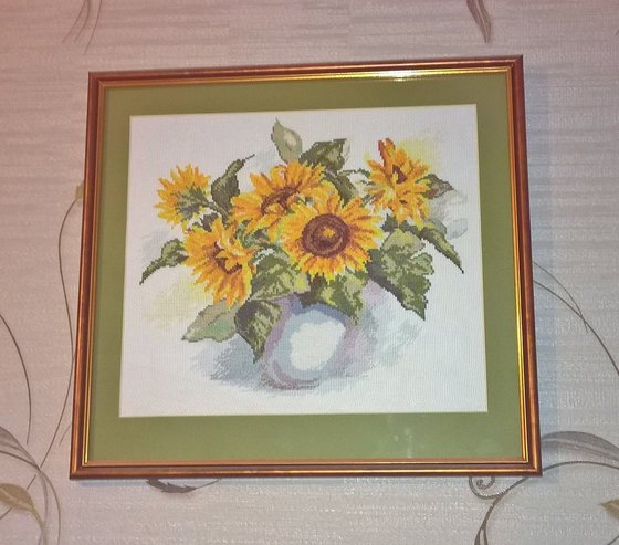 Работа «Подсолнухи для свекрови»