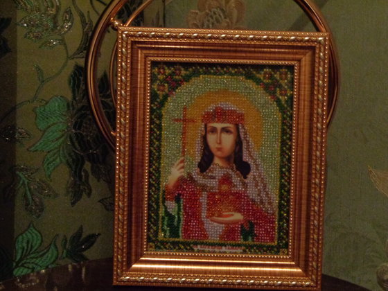 Работа «Св. царица Тамара»