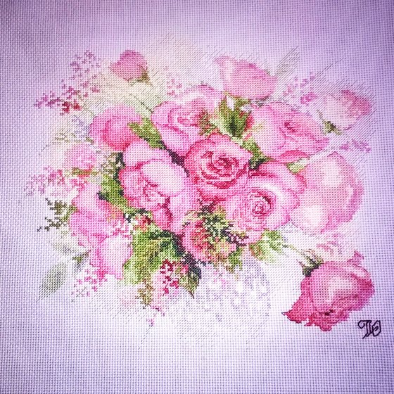 Работа «"Акварельные розы" РИОЛИС»