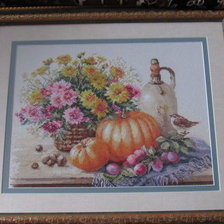 Работа «Натюрморт с тыквой (Алиса)»