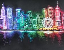 Работа «"Ночной город Н-16" от фирмы Сделай своими руками»