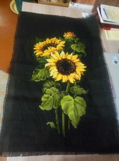 Работа «Подсолнухи»