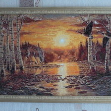 Работа «Закат и утки»