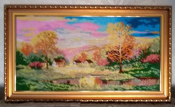 Работа «Золотая осень (бисер)»