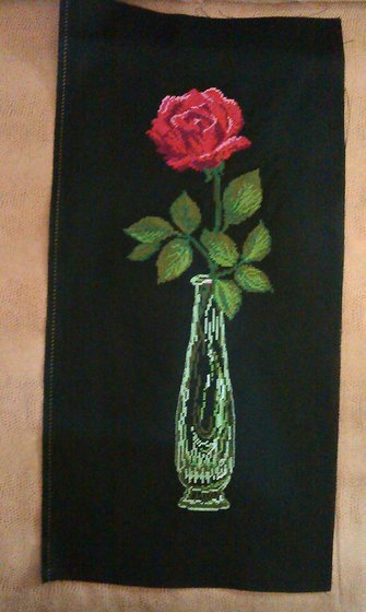 Работа «роза в вазе.»