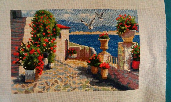 Работа «Крымская набережная.»