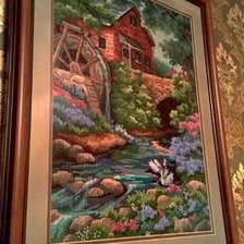 Работа «DMC Старая мельница»