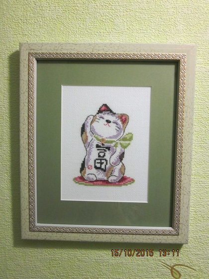 Работа «Манящая кошка (Манеки неко)»