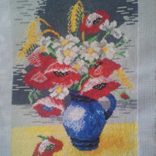 Работа «букет маків»