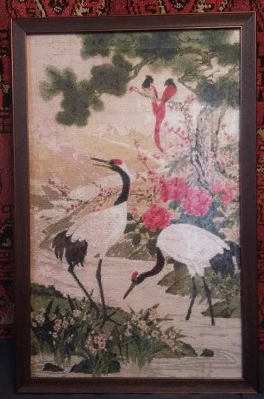 Работа «Журавли»