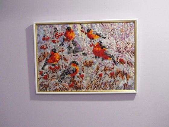 Работа «Снегири»