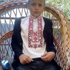 Работа «Вышиванка в меланже»