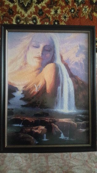 Работа «Девушка-гора»